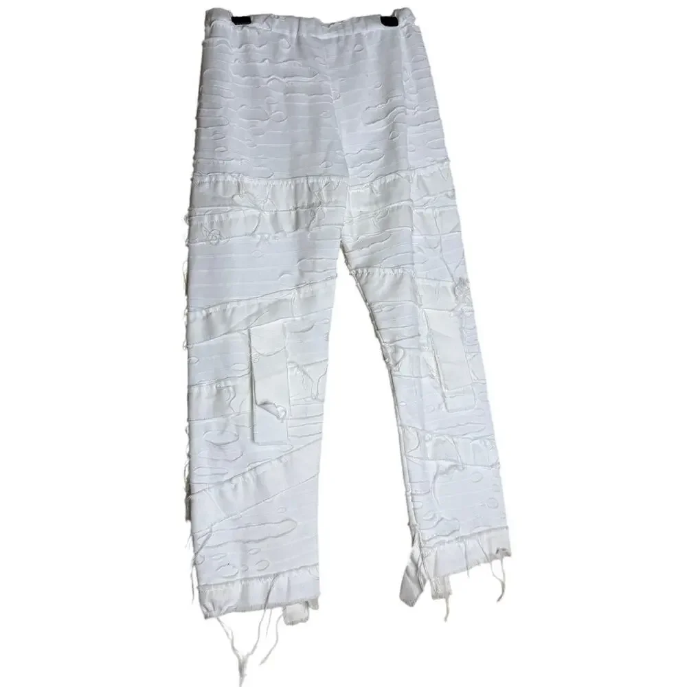 Wishcraft Chasing Fireflies Mummy Costume Pants Kids 6 White Cosplay Halloween